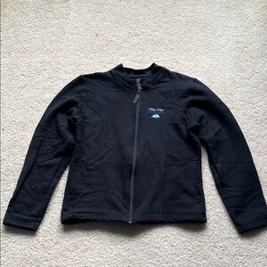 Big Sky Montana Black  Zip-Up Jacket